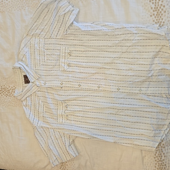 Eddie Bauer Other - Lucky Brand Dungarees Western Style Short Sleeve Size 2XL